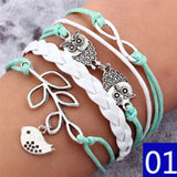 Leather Charm Bracelet