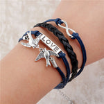 Leather Charm Bracelet