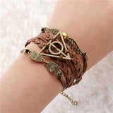 Leather Charm Bracelet