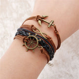 Leather Charm Bracelet