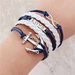 Leather Charm Bracelet