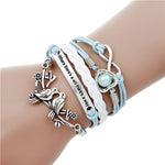 Leather Charm Bracelet