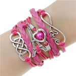 Leather Charm Bracelet