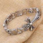 ZOSHI Punk Heart Cross Bracelet