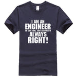 I AM AN ENGINEER printed letter summer