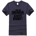 I AM AN ENGINEER printed letter summer