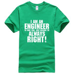 I AM AN ENGINEER printed letter summer