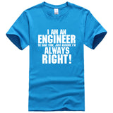 I AM AN ENGINEER printed letter summer