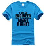 I AM AN ENGINEER printed letter summer