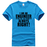 I AM AN ENGINEER printed letter summer