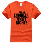 I AM AN ENGINEER printed letter summer