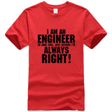 I AM AN ENGINEER printed letter summer