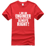 I AM AN ENGINEER printed letter summer