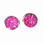 Rhinestone Crystal Silver Stud Earrings