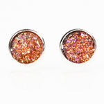 Rhinestone Crystal Silver Stud Earrings