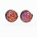 Rhinestone Crystal Silver Stud Earrings