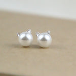 Rhinestone Crystal Silver Stud Earrings