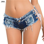 Trendy Lace Up Beach Hot Shorts