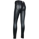 PU Leather Low Waist Leggings