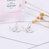 Asymmetric Rhombus Stud Earrings