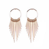 Retro tassel pendant earrings