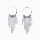 Retro tassel pendant earrings