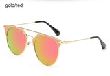 Mirror Rose Gold cat eye Sunglasses