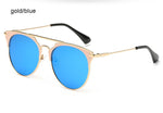 Mirror Rose Gold cat eye Sunglasses