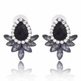 Crystal Gem Statement Earrings