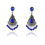 Crystal Gem Statement Earrings