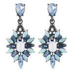 Crystal Gem Statement Earrings