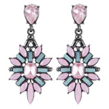 Crystal Gem Statement Earrings