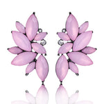 Crystal Gem Statement Earrings