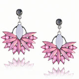 Crystal Gem Statement Earrings