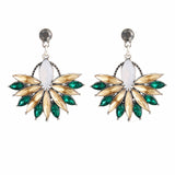 Crystal Gem Statement Earrings