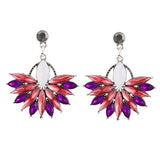 Crystal Gem Statement Earrings