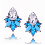 Crystal Gem Statement Earrings