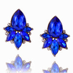 Crystal Gem Statement Earrings