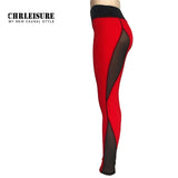 Sexy Mesh Patchwork Women's Leggings