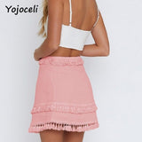 Sexy summer tassel skirt