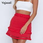 Sexy summer tassel skirt