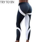 Leggings Fitness Black and White