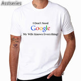 My Wife Husband Know Everything Funny T Shirt