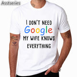 My Wife Husband Know Everything Funny T Shirt