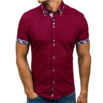 Men Shirt  Hot Brand Business Slim Fit