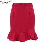 women slim mini skirt