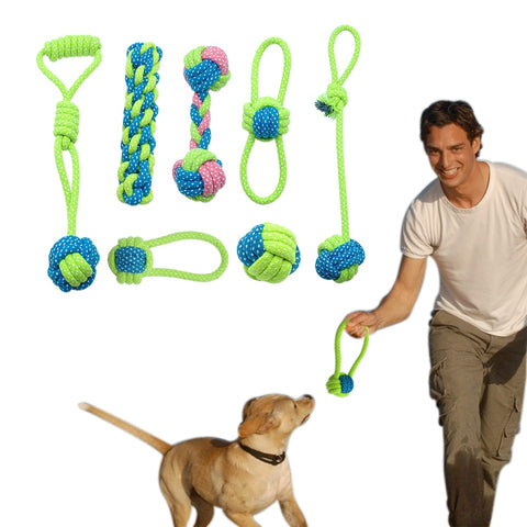 Cotton Dog Rope Toy Knot