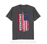 Cool Patriotic Usa Engineer T Shirt