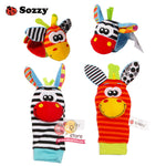 Sozzy Cartoon 4 piece Zebra