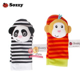 Sozzy Cartoon 4 piece Zebra